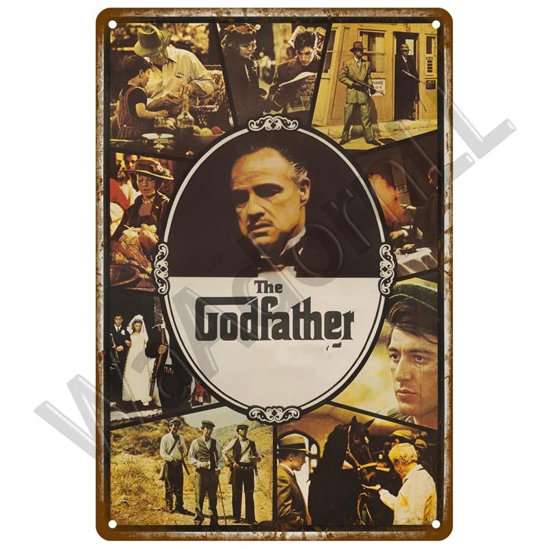 

Винтажный постер фильма Ретро жестяная табличка Эстетика гостиной Кинотеатр Металлическая табличка Индустриальный декор дома Металлический настенный декор Украшение 20x30cm（7.8x11.8inch）