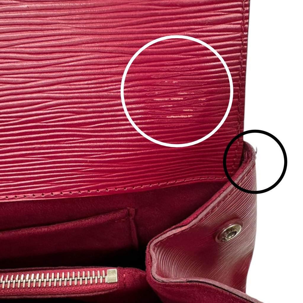 LOUIS VUITTON Epi Marley MM Handbag Epi Leather Fuchsia Women M94615 Used