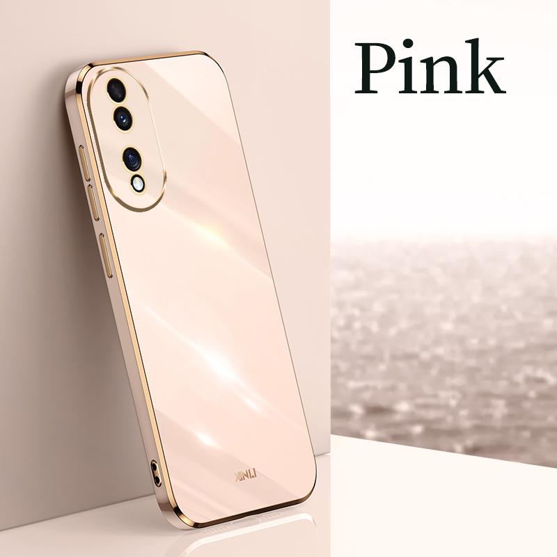 Glitter Bling Square Plating TPU Phone Case For Huawei P50 P50E Honor 80 70 60 50 Pro SE X8 5G Shockproof Bumper Soft Silicone Cover