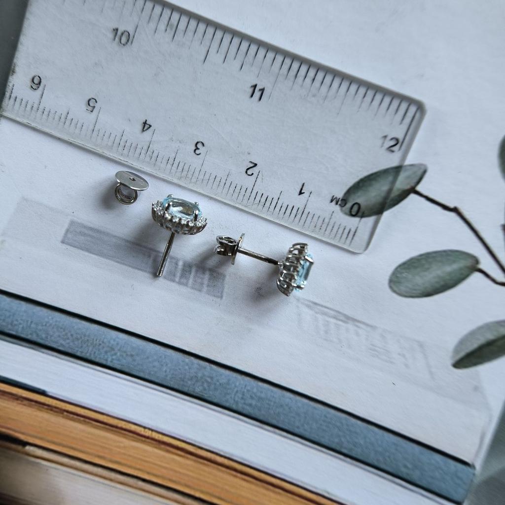 Silver Earrings with Natural Topaz 2.302ct (2188483)