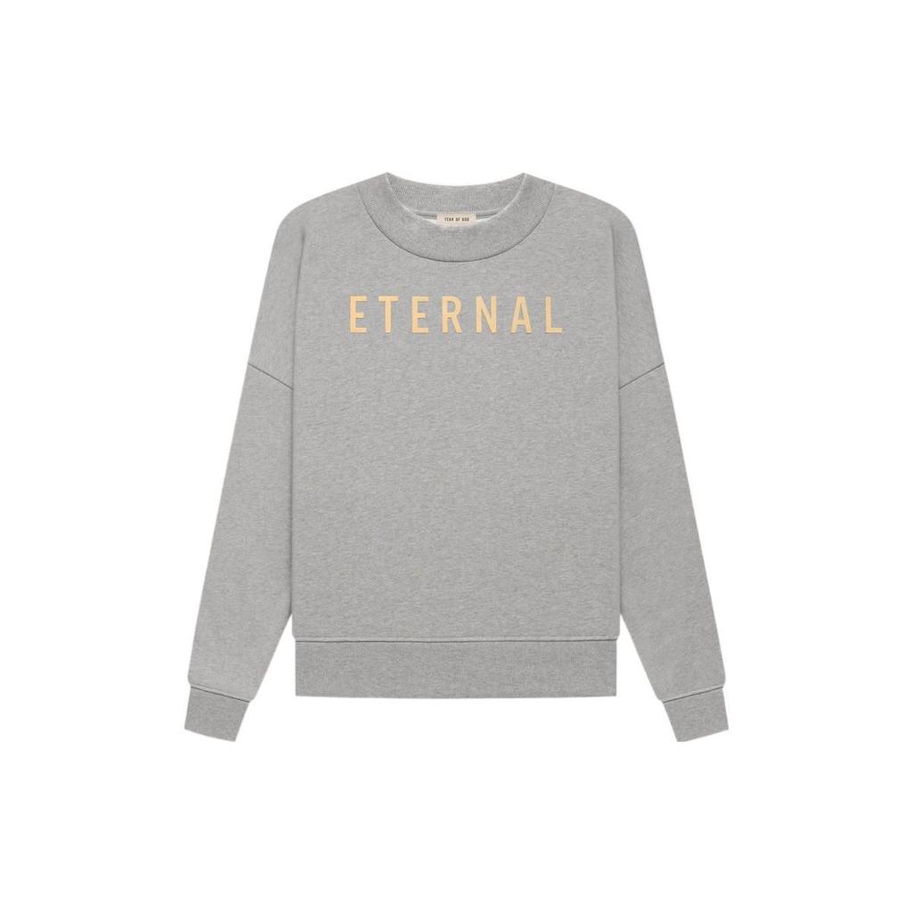 Fear of God Eternal Fleece Crewneck Warm Heather Grey Unisex Tops FGE50-003AFLC-033