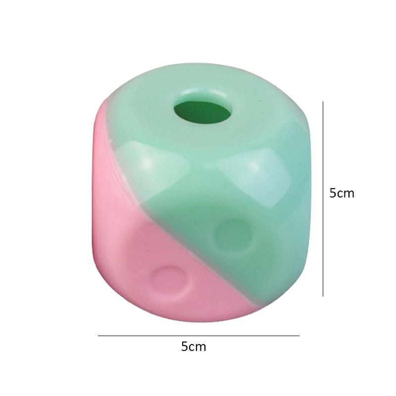 

Dog Toys Dice Shape Leaking Food Ball Funny Interactive Pet Tooth Cleaning Balls Bite Resistant Chew Toys For Puppy Supplies