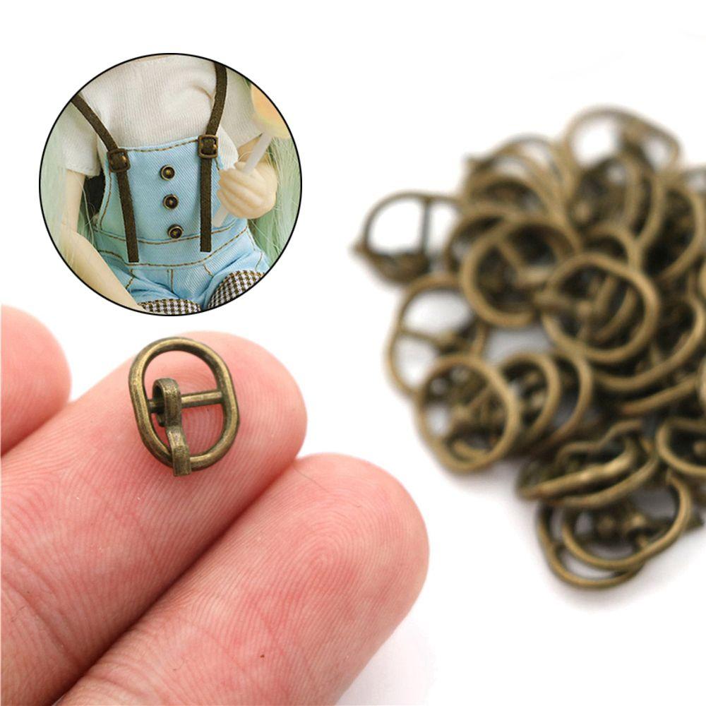 Mini Ultra-small Stuffed Toys Doll Bags Accessories Diy Dolls Buckles Tri-glide Buckle Belt Buttons