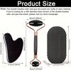 3in 1 Ice Face Roller Facial Care Ice Roller Set, Facial Roller Gua Sha Facial Tool Set Reusable and Leakproof