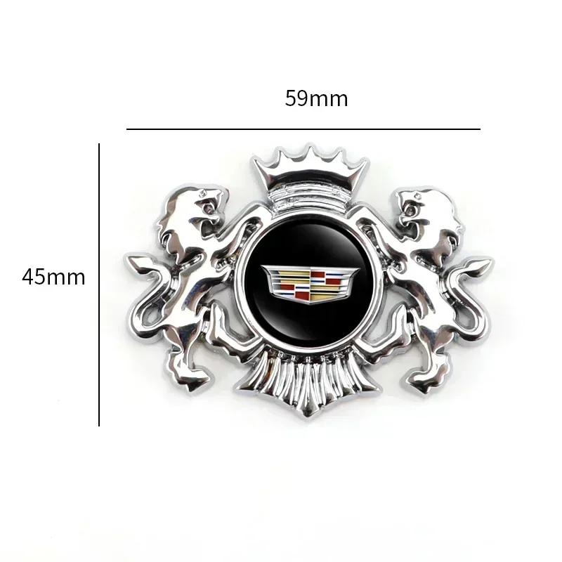 Car Badge 3D Sticker Decal for Cadillac ATS CTS DTS STS SLS SLR XLR BLS Seville Escalade Tiburon CT6 Accessories