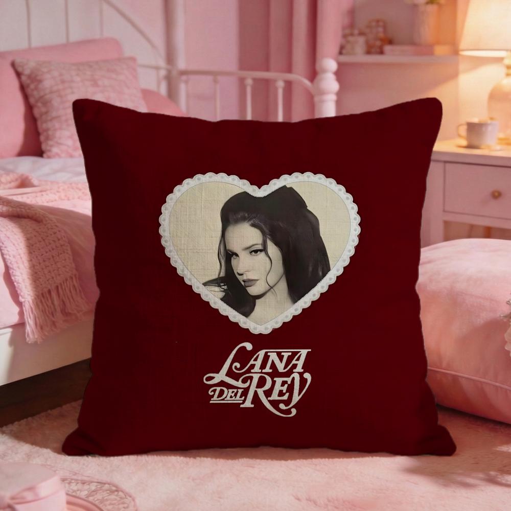 singer lLana Del Rey Cushion Cover Premium Comfort Reversible Pillow Cove Two in One Design for Any Room  Car Interior