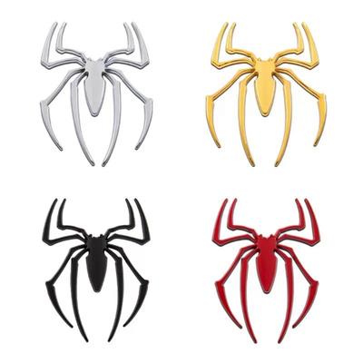 Metal Spiders Decal 3D Spiders Badge for Vehicle Truck Unversal Sticker Decal Exterior Decoration Emblems Badges Sticker