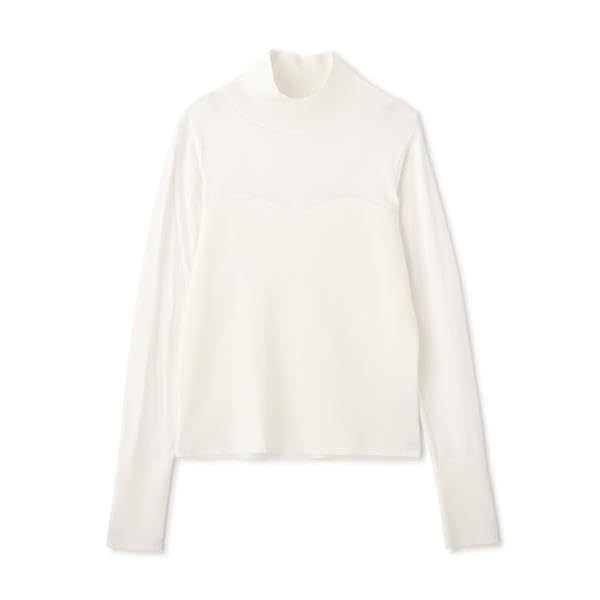 N Natural Beauty Charcoal Turtleneck Sweater with Bustier Trim Basic Women's