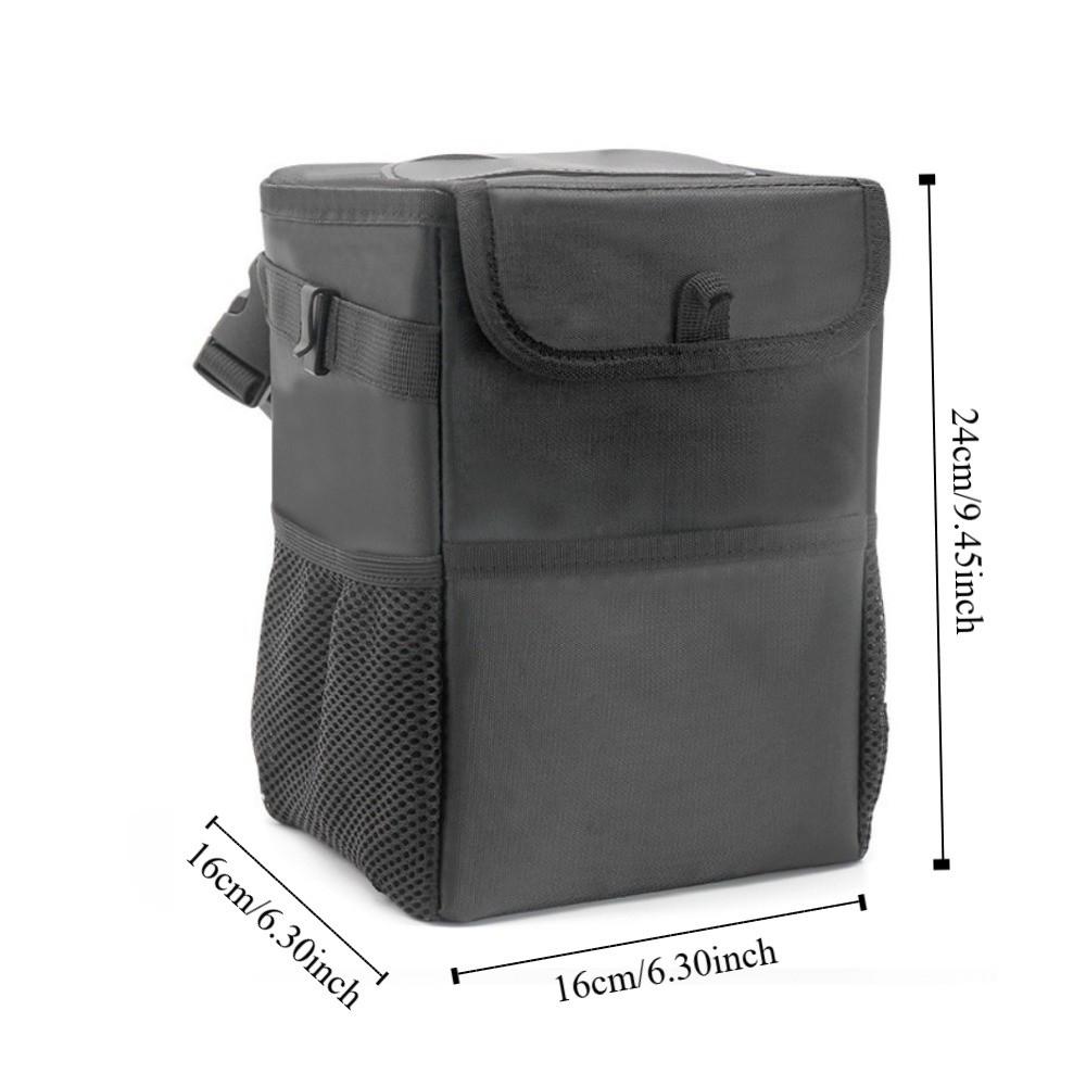 Auto Organizer Hanging Automotive Garbage Bin Storage Pockets Car Trash Bag Car Interior Supplies