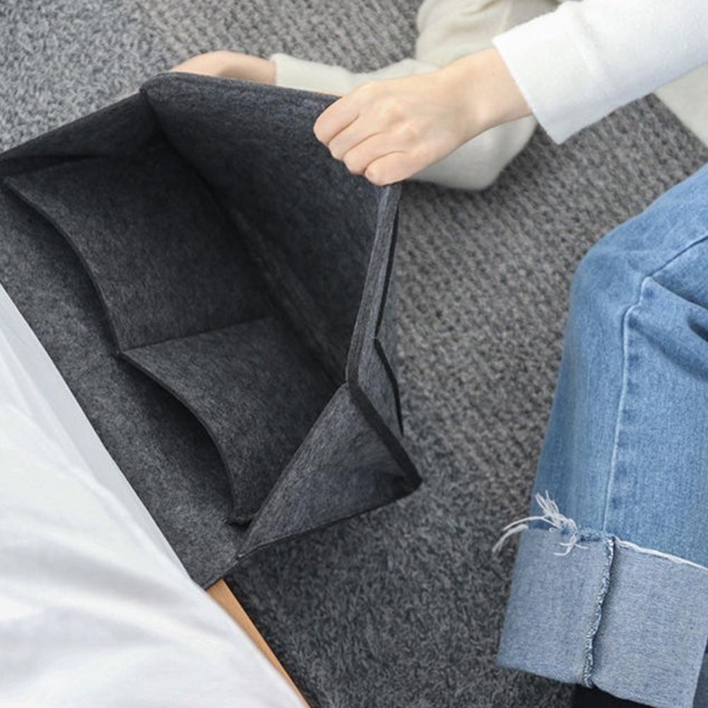Felt Bedside Caddy Storage Bag Sofa Organizer Pocket for Tablet Phone Remote