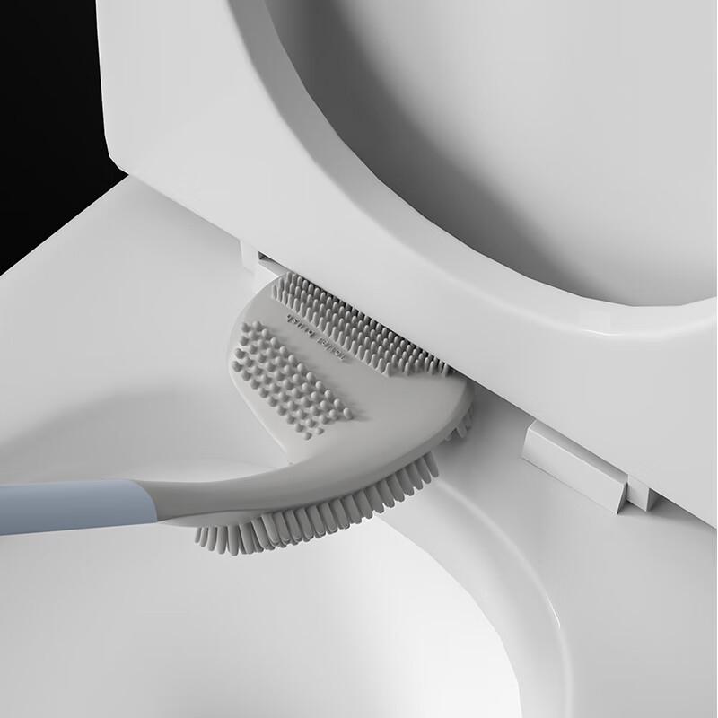 BaiJiaHaoShi Golf Style Silicone Toilet Cleaning Brush