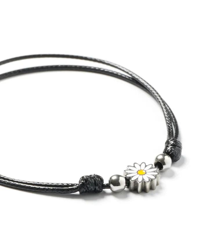 Hope Daisy Pendant Two-Ball String Knot Bracelet (C2601AC1380)