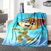 1Pc Cat Adventure Blanket For Couch Bed Plush Cozy Fuzzy Blanket Super Soft Warm Blankets For Fall And Winter 0918266