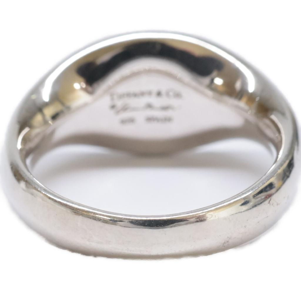 TIFFANY&Co. 925 Vintage Oval Signet Ring Ring SilverUsed