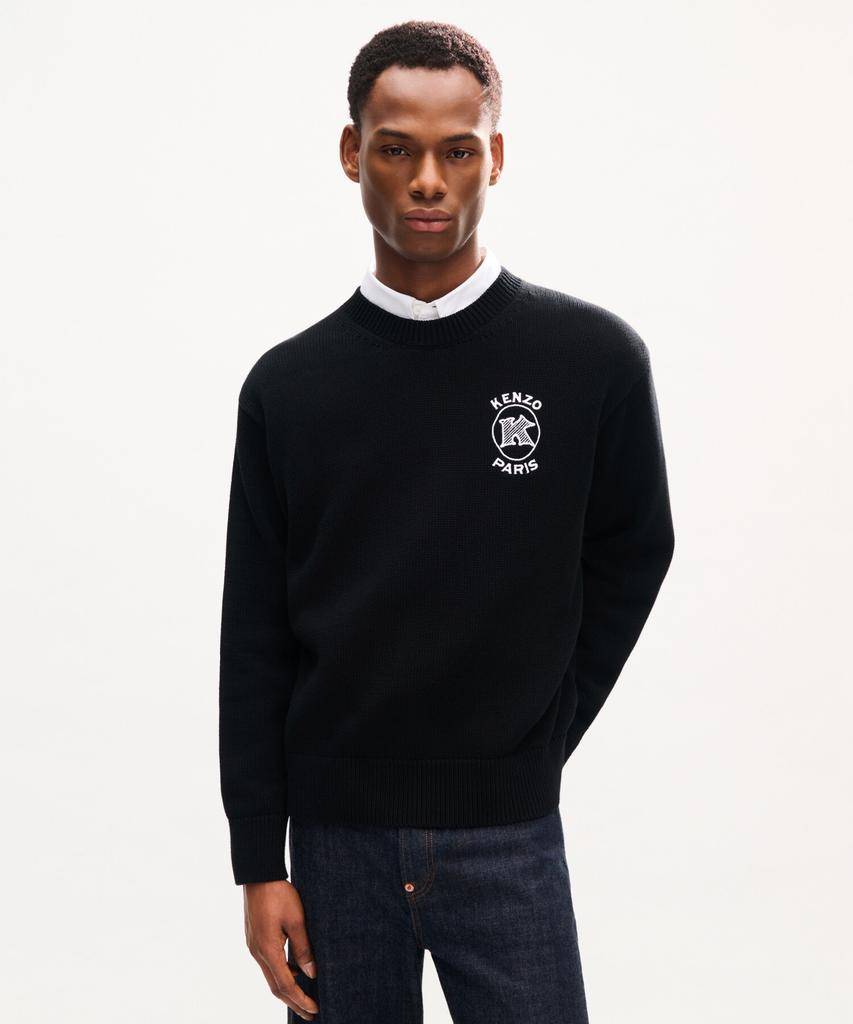 Kenzo Men'S Pre-Collection Gatz Kenzo Paris Emblem Jumper Knit_K263Amk101Bkx