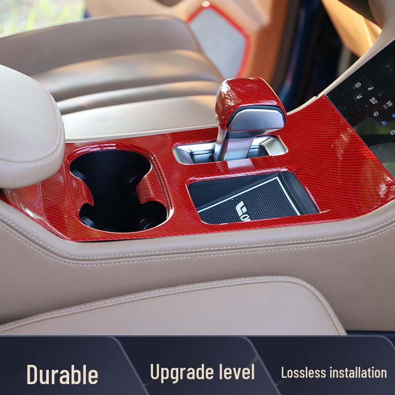 19-21 Li ONE Carbon Fiber Gear Panel Sticker for Center Console