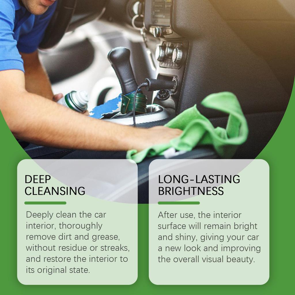 Autoinnenreinigungsset, Innendekoration Weiches Kissen Sitzstoffreiniger 120ml