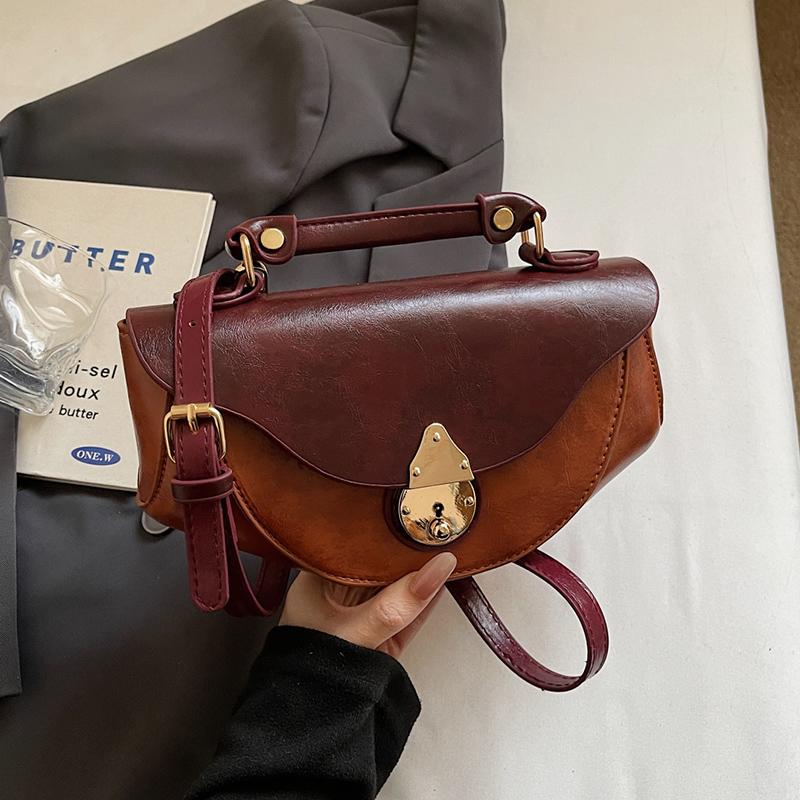 Mini Small Crossbody Bags For Women 2026 Luxury Brand Semicircle Saddle Bags Pu Leather Handbags Designer Ladies Shoulder Bags