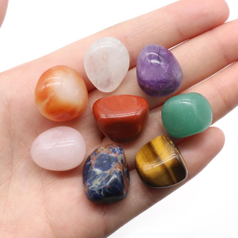 100g/Bag Irregular Natural Tumbled Stones Ornament Home Aquarium Decor Assorted Tumbled Gemstone Landscape Craft Art Gravel