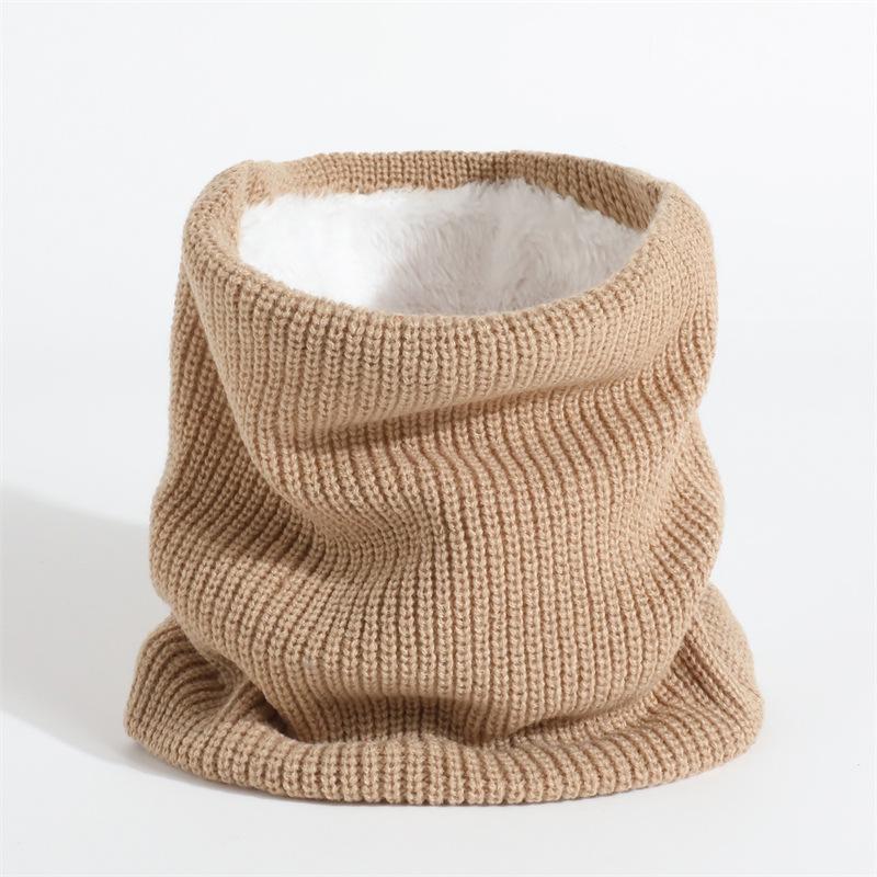 

Solid Color Knitted Neck Warmer Sports Scarf Women Men Face Cover Winter Skating Running Hiking Scarves Thick Cold-proof Collar