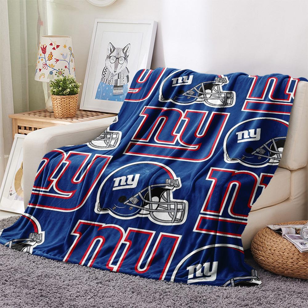 New York Giants Flannel Blanket, High Quality Comfortable for All Seasons, Home Decor, Warmth and Comfort