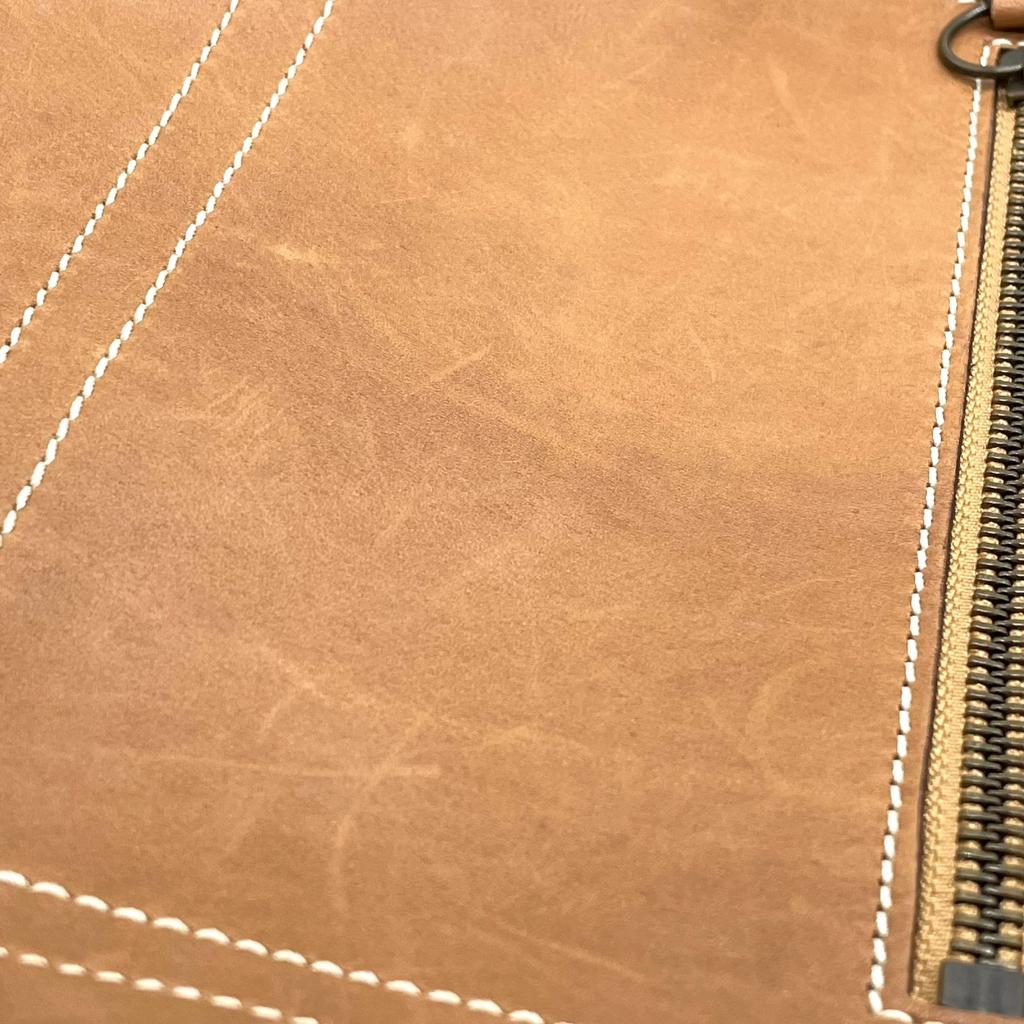 Used COACHShoulder Bag Brown leather Women