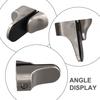 Sleek Wall Mounted Glass Shelf Support Adjustable Bracket In Polished Chrome
