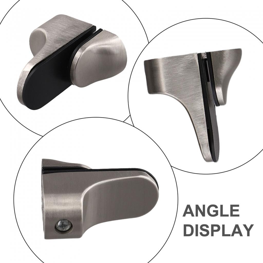 Sleek Wall Mounted Glass Shelf Support Adjustable Bracket In Polished Chrome