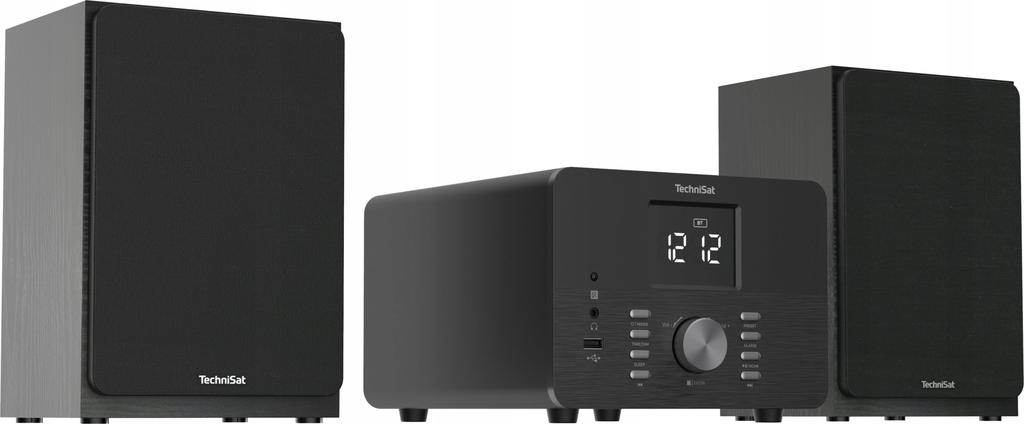 TechniSat DIGITRADIO 51 Digital Clock Radio DAB+ FM Dual Alarm Black