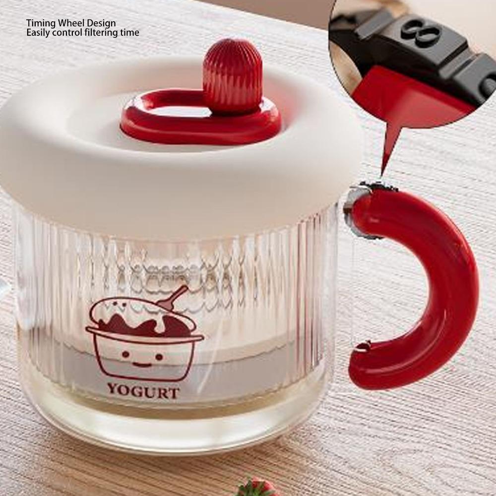ABS PC 304 Stainless Steel Yogurt Strainer Reusable Dry Yogurt Press  Yogurt Making