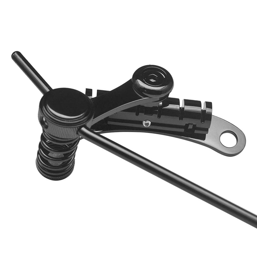 HuadaXtai Electric Guitar Tremolo Bridge Stop Bar Black Durable Bridge Parts Show Use Vibrato