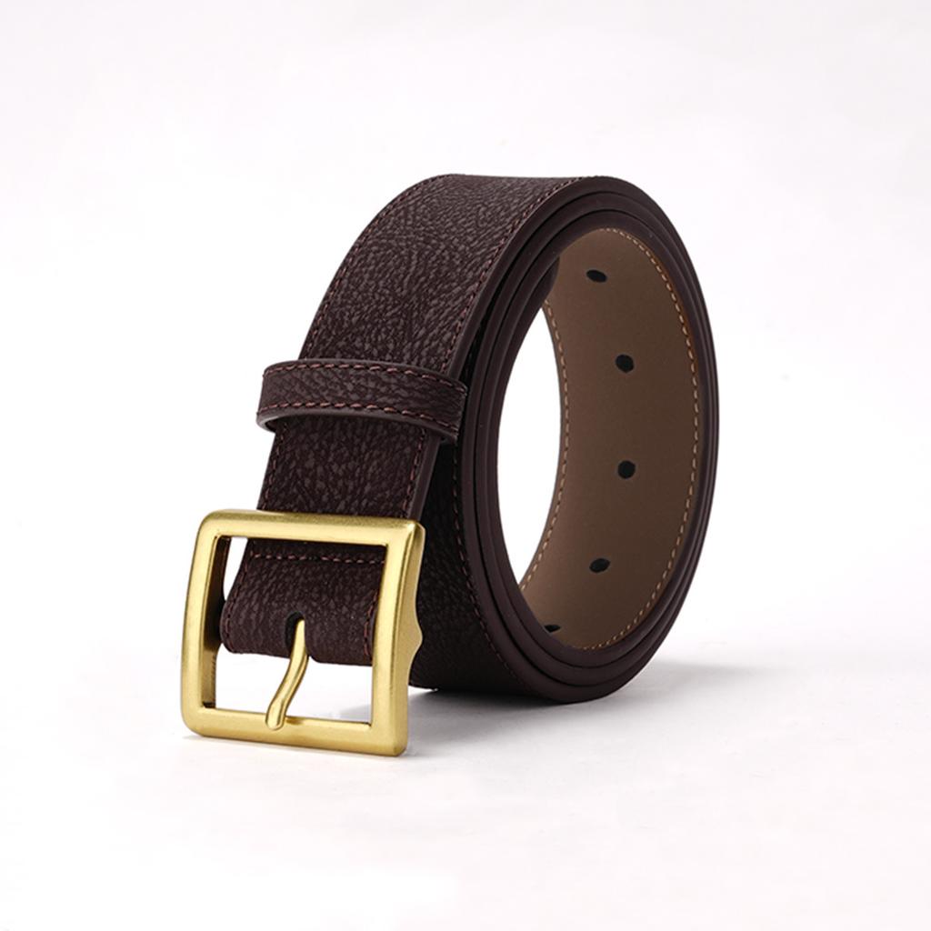 Retro Matte Women's Wide Belt, Trendy Simple Belt, Versatile Square Jeans Belt