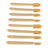 8 Pcs Grout Sealant Spatula Spreader Reusable PU Tips Grout Caulk Finishing Tool 4 Sizes for Kitchen Pantry Bathroom Yellow