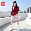 MINISO Girls' Pure Cotton Summer T-shirt & Shorts Set