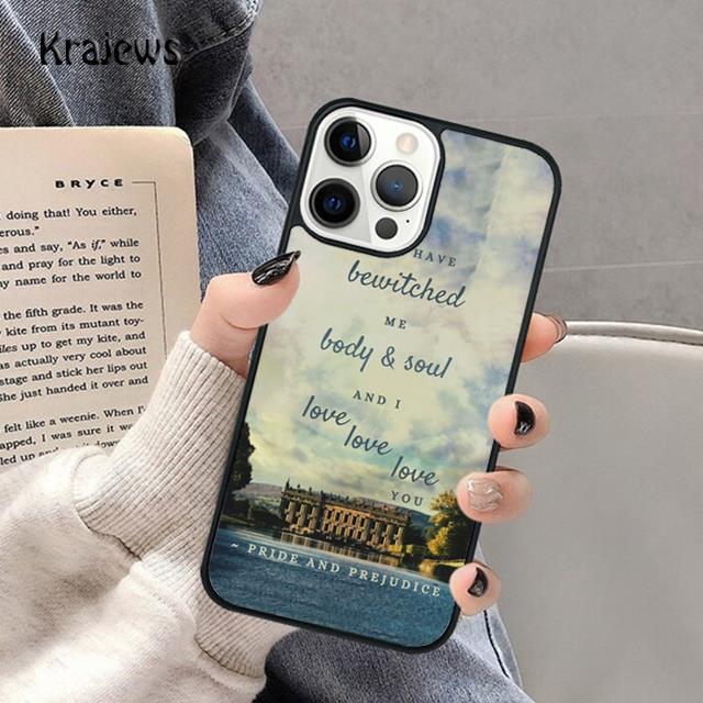 Pride And Prejudice Soft Phone Case For iPhone 17 Air 16 15 14 Max Plus 11 12 13 Pro Max Phone Cover coque Fundas