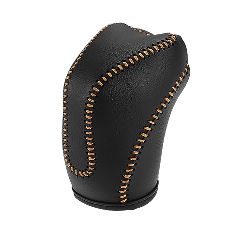 

Крышка ручки переключения передач ABSOPRO для автомобиля, накладка рычага автоматической коробки передач, совместимая с Su baru Crosstrek 2018-2023, искусственная кожа, черная с оранжевой строчкой