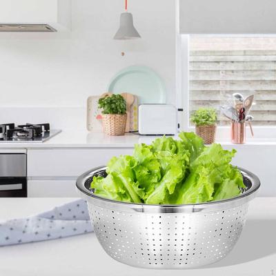 Colander Mesh Strainer Vegetables Drain Basket for Veggies Carrots