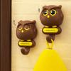 2pcs Cartoon Blink Cat Hook Self-adhesive Wink Bird Key Holders Rack Animal Decorative Hook  Home