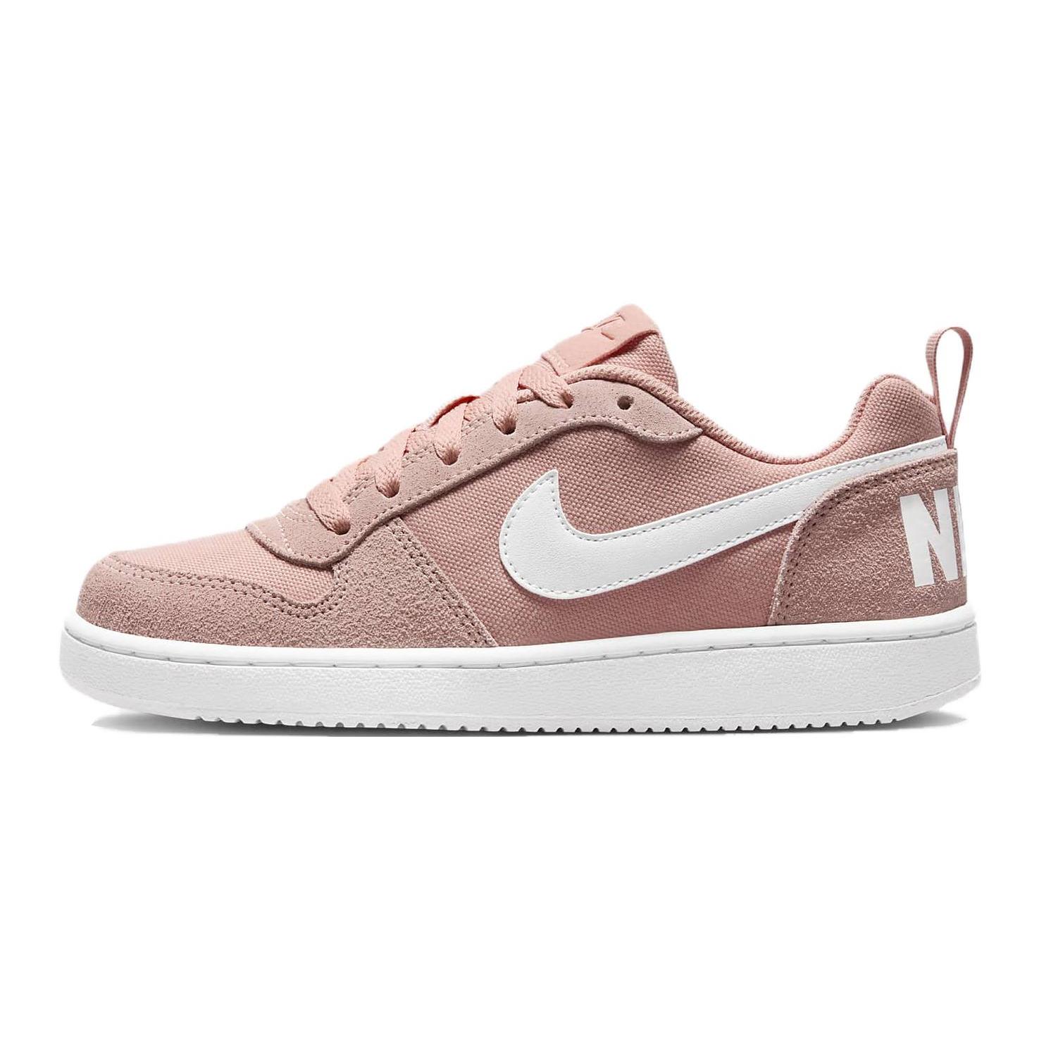 

Nike Court Borough PE Slip Resistant Abrasion Resistant Low top Kids Running Shoes Pink Teenagers AV5137-600 35.5