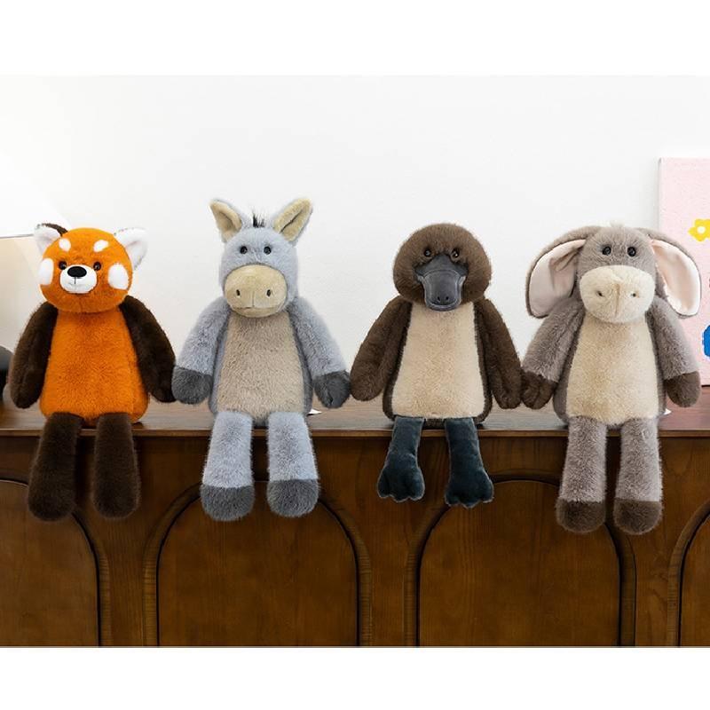 Platypus Donkey Plush Animal Toy Sitting Posture Plush Panda Doll Children Gift