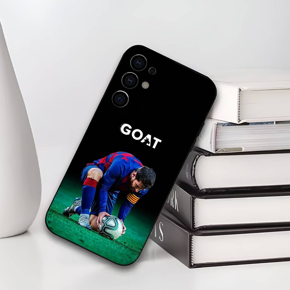 Football Star M-Messi Phone Case Silicone Soft For Samsung S25,S24,S21,S22,S23,S30,Ultra,S20,Plus,Fe,Lite