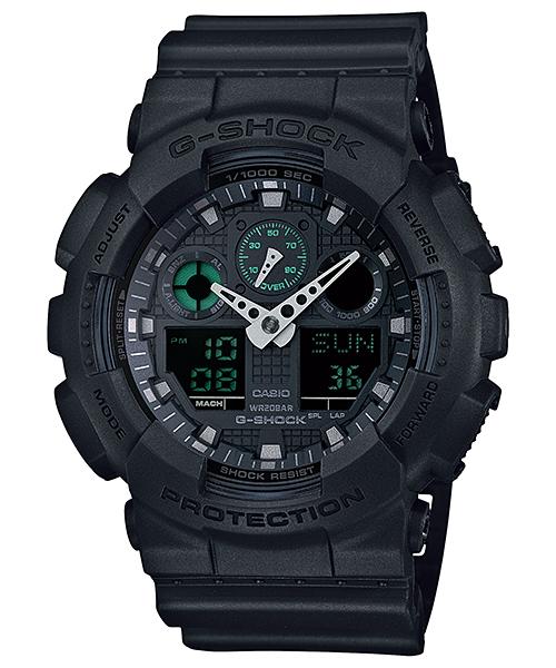 

Casio Men s Resin 200M Water Resistant Digital Shock Resistant Quartz Watch GA-100MB-1A чорний