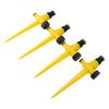 4pcs Garden Sprinklers Professional Efficient 360 Degree Automatic Rotating Lawn Sprinkler for Yard Patio Outdoor Garden