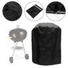 70x70CM Outdoor Wild Blow Barbecue Cover Circular Waterproof Barbecue Cover Outdoor Dust Prevention Barbecue Protection