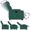 Recliner with Rising Function Dark Green Fabric