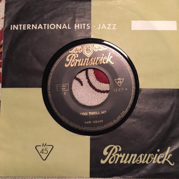 

7inch Record EARL GRANT You Thrill Me 12229 Brunswick 1961 Germany Rock Used