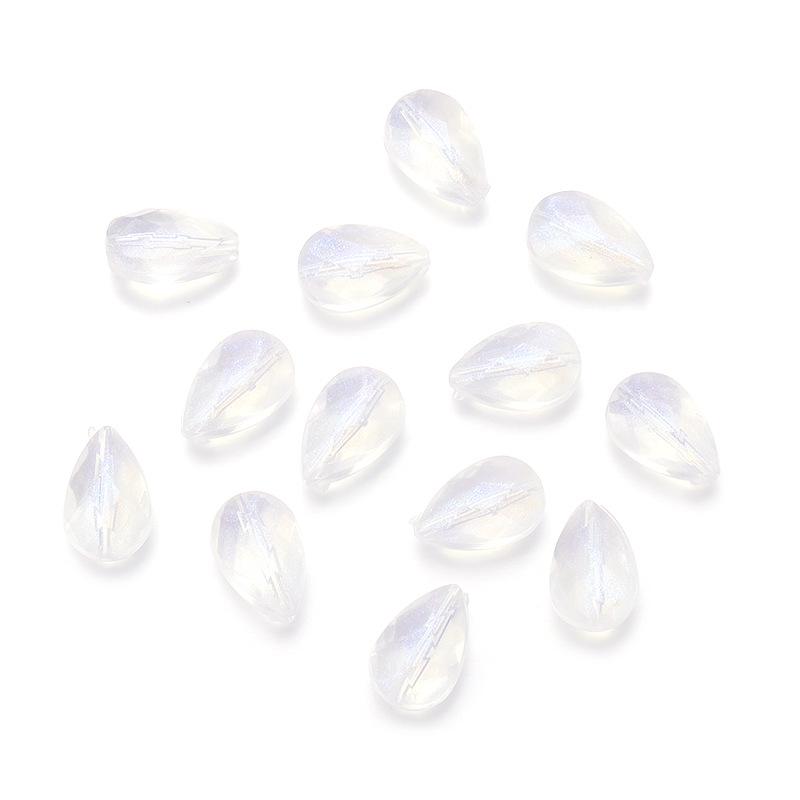 Laserbeschichtete Acryl-Herz- und Blumenperlen für DIY-Armbänder