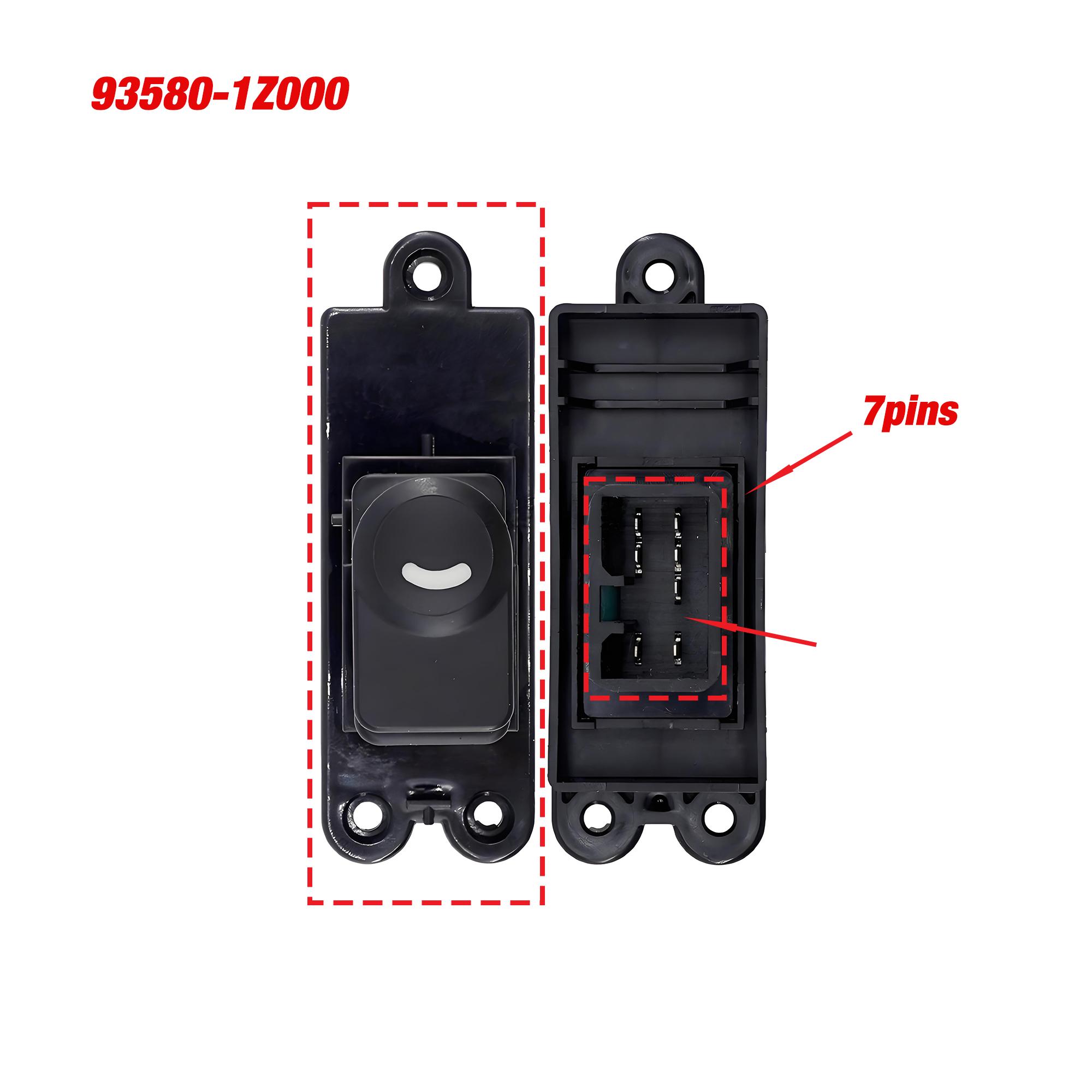 

93570-2L910 93580-2L010 For Hyundai i30 FD 2007-2012,RHD Right driver Master Window Lifter Control Switch & Rear Switch Button 7pins button