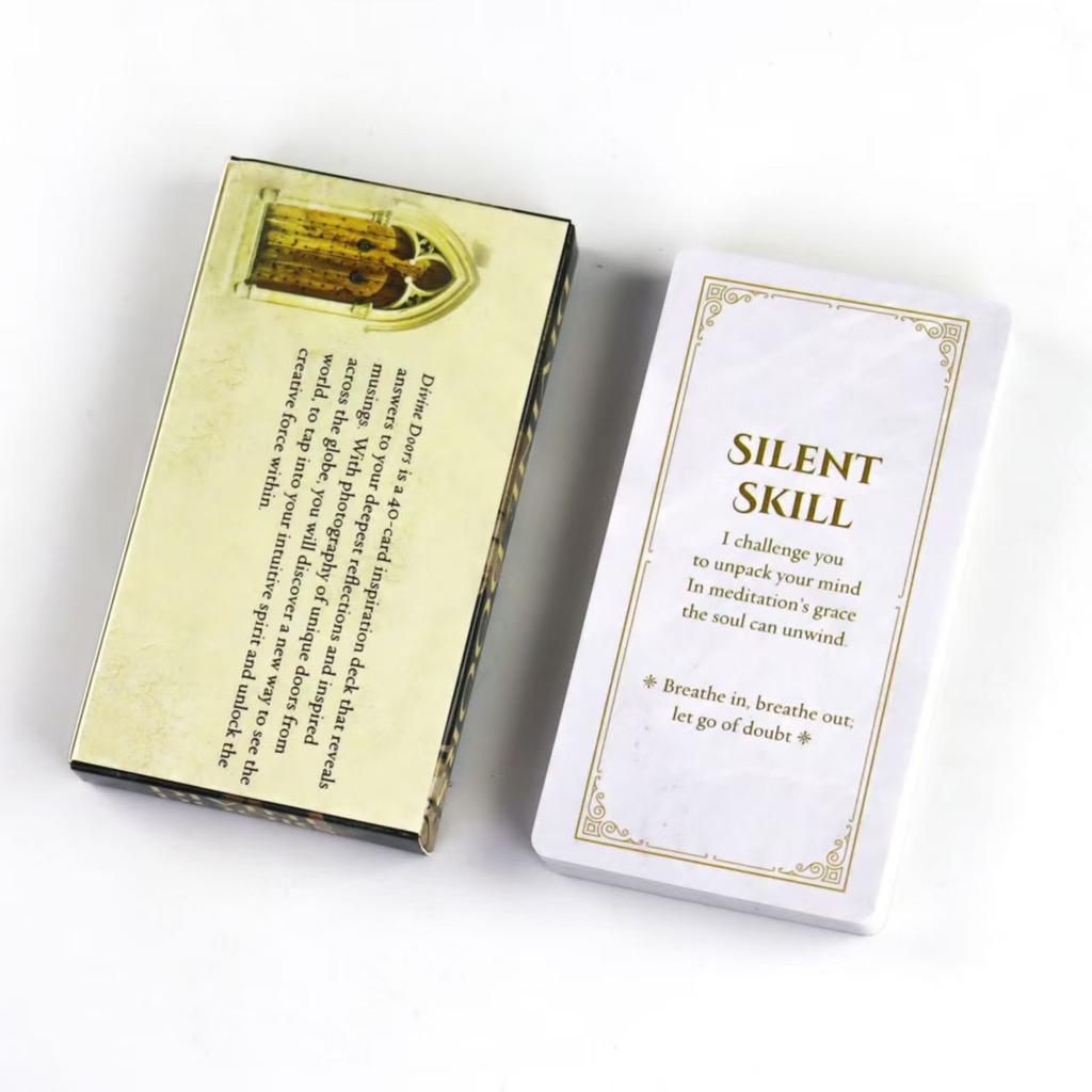 Divine Doors Oracle Deck 10.5*6cm Behind Every Door Lies Adventure, Mystery and Inspiration A 40-card Deck