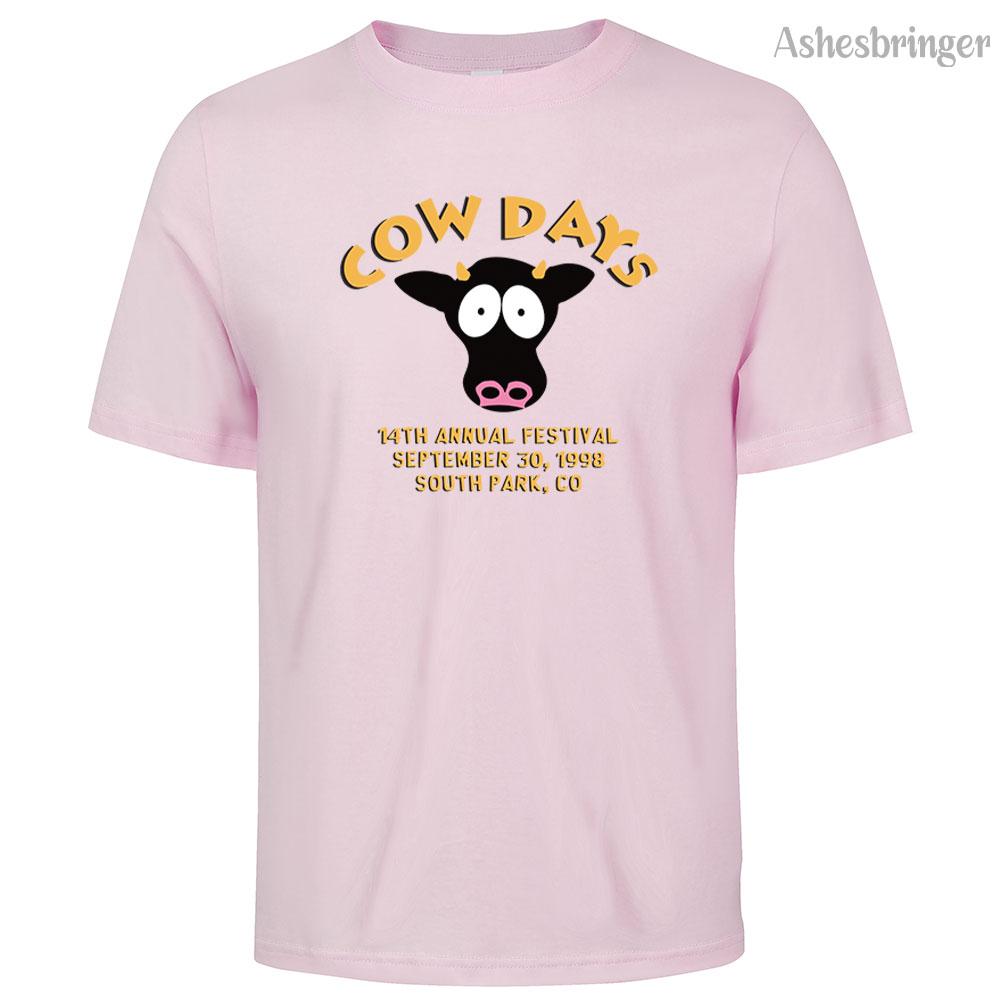 

Забавная аниме футболка из хлопка с принтом «День коровы Южного парка», свободная, повседневная, уличный стиль, для мужчин и женщин 2XL